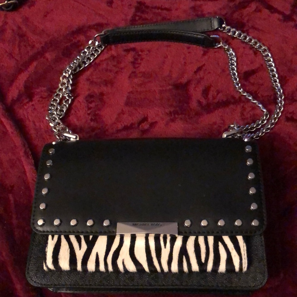 Michael Kors Zebra Print. NWOT! Beautiful Bag!!